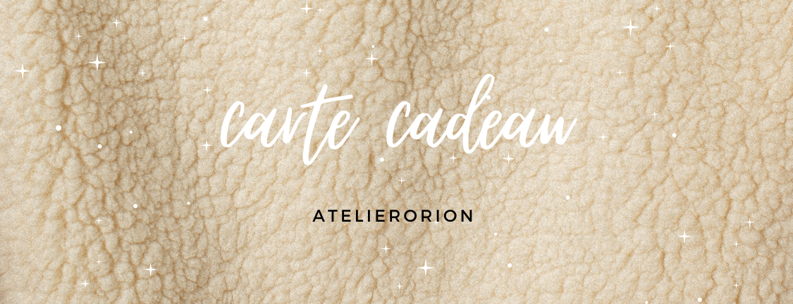 Carte cadeau Atelier Orion