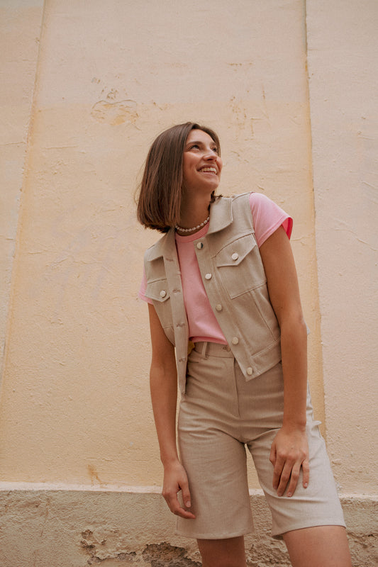 T-shirt rose bubblegum