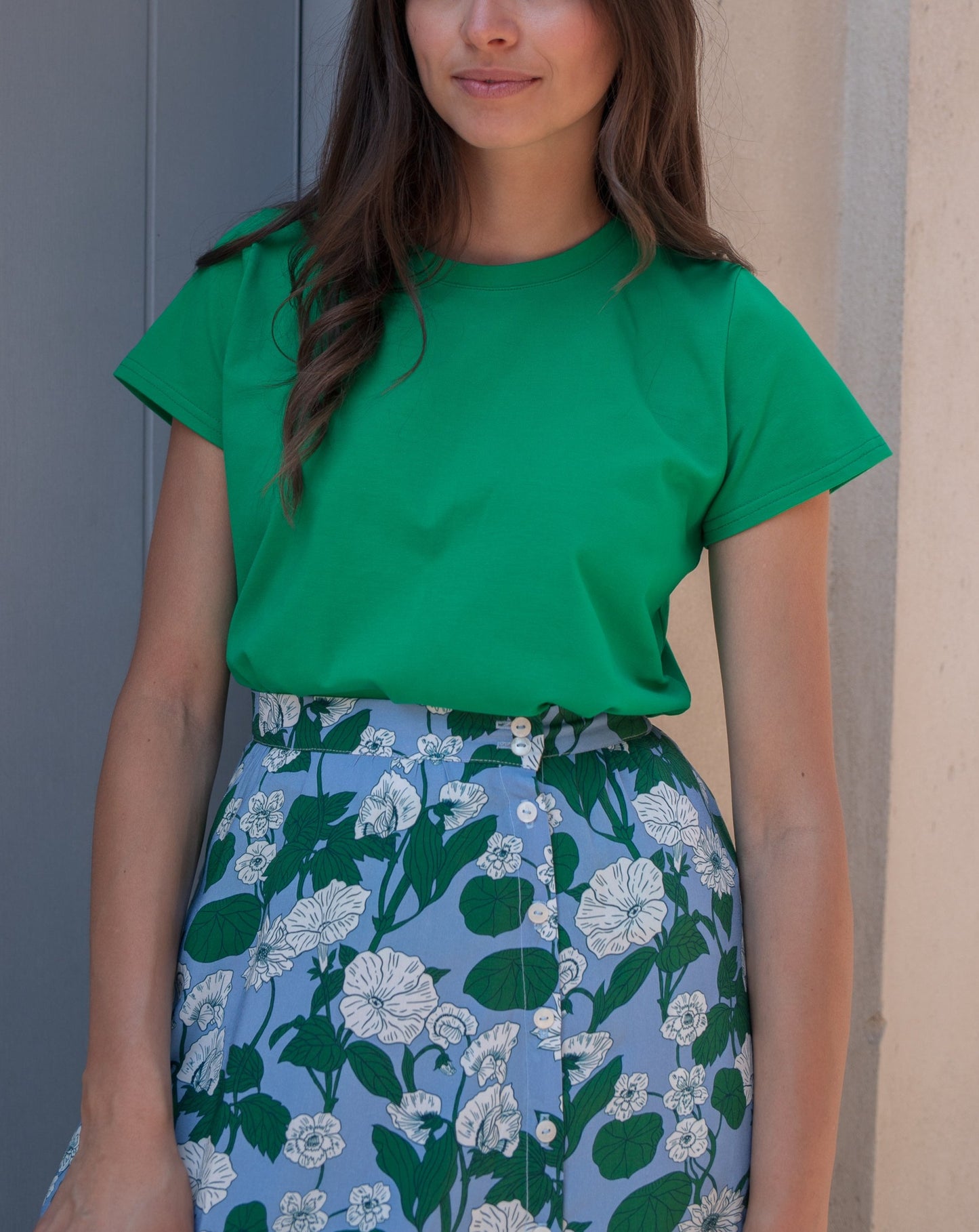T-shirt vert prairie