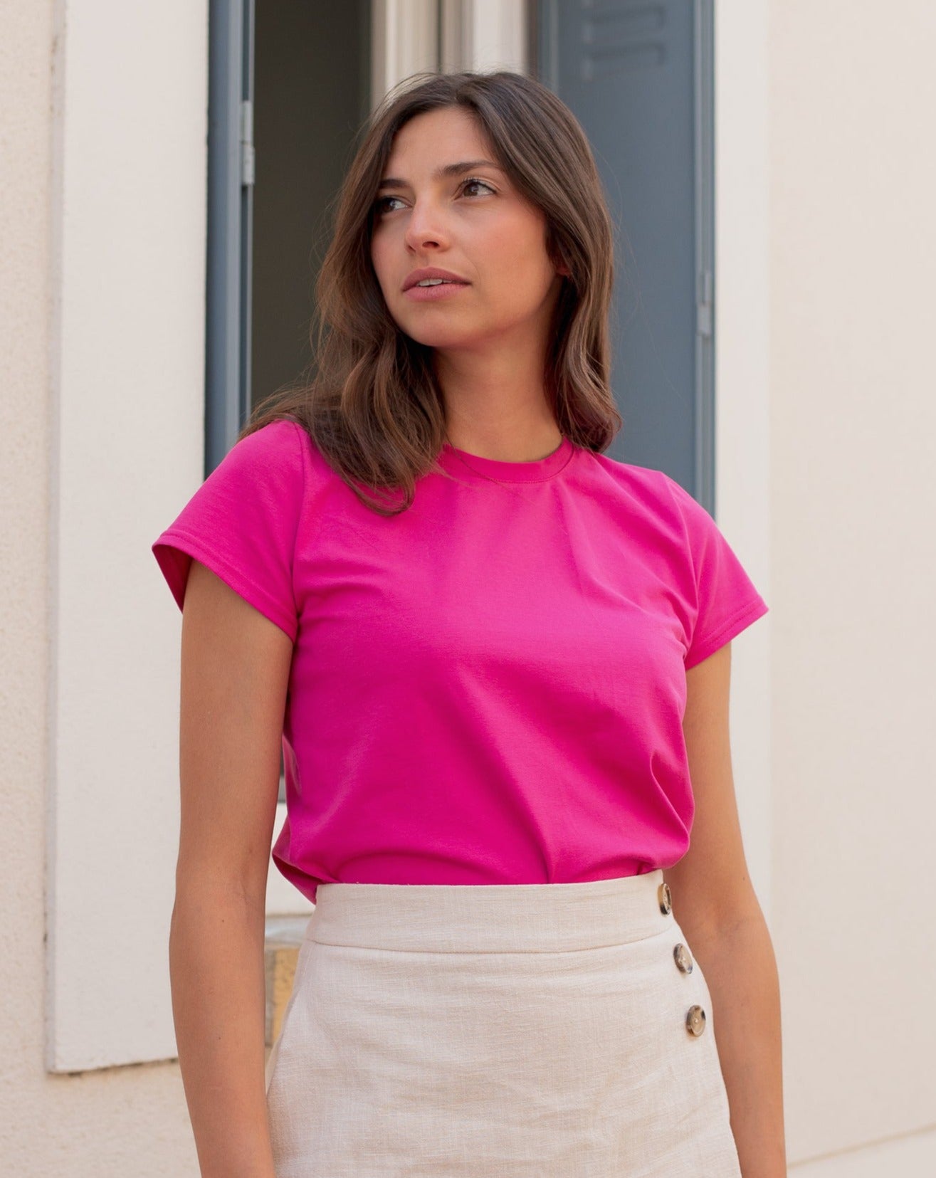 T-shirt rose fuschia – Atelier Orion