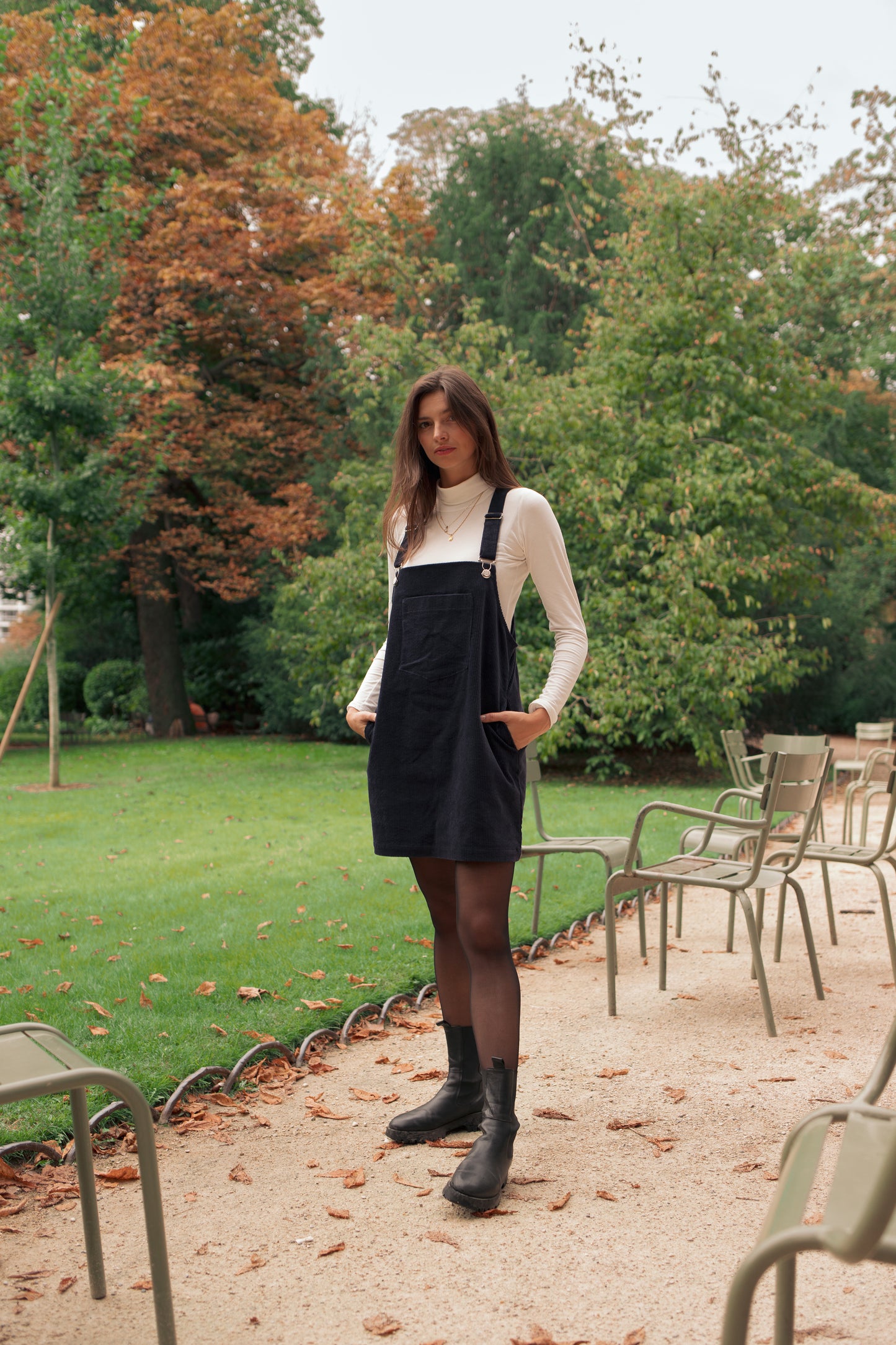 Salopette Madeleine marine