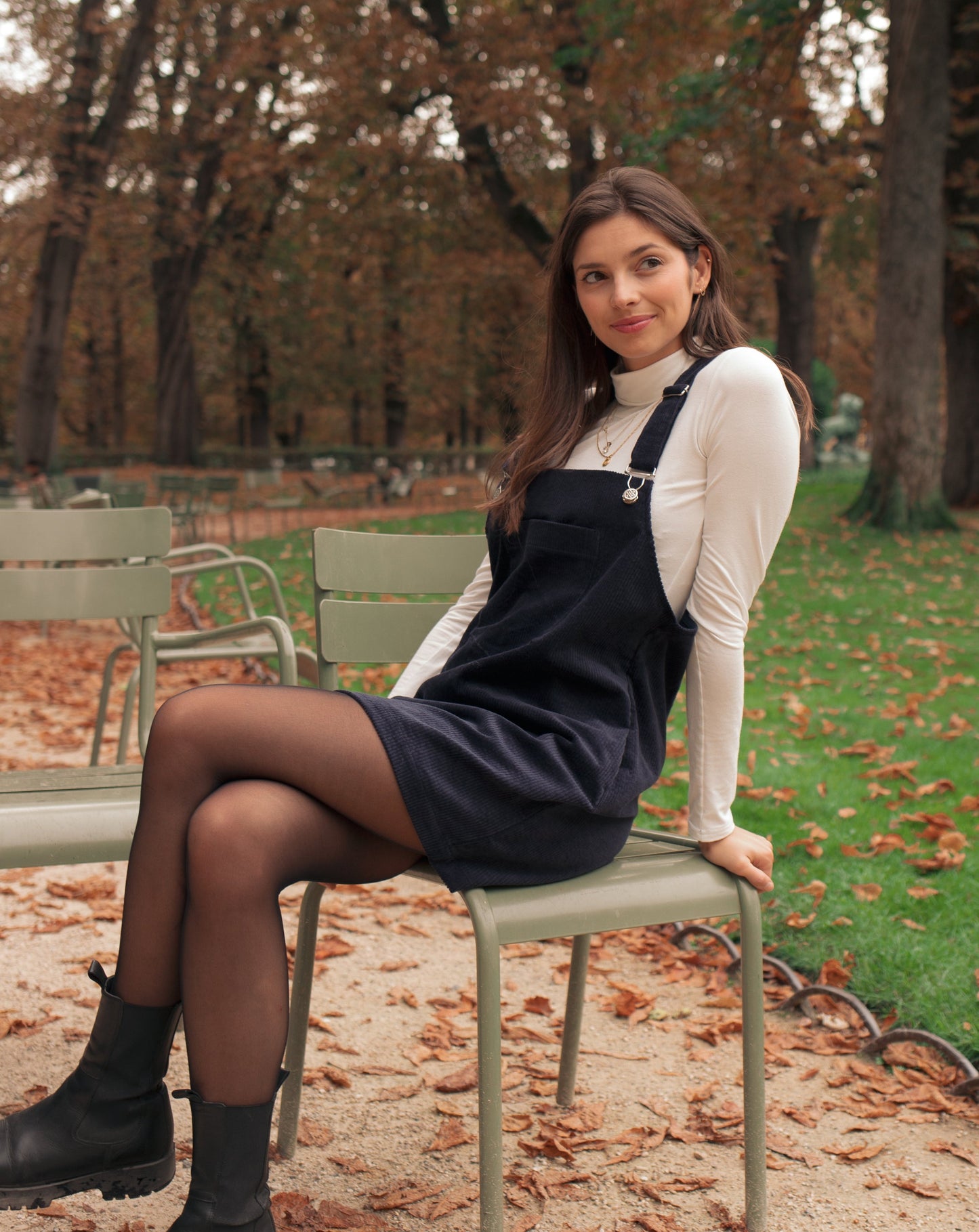 Salopette Madeleine marine