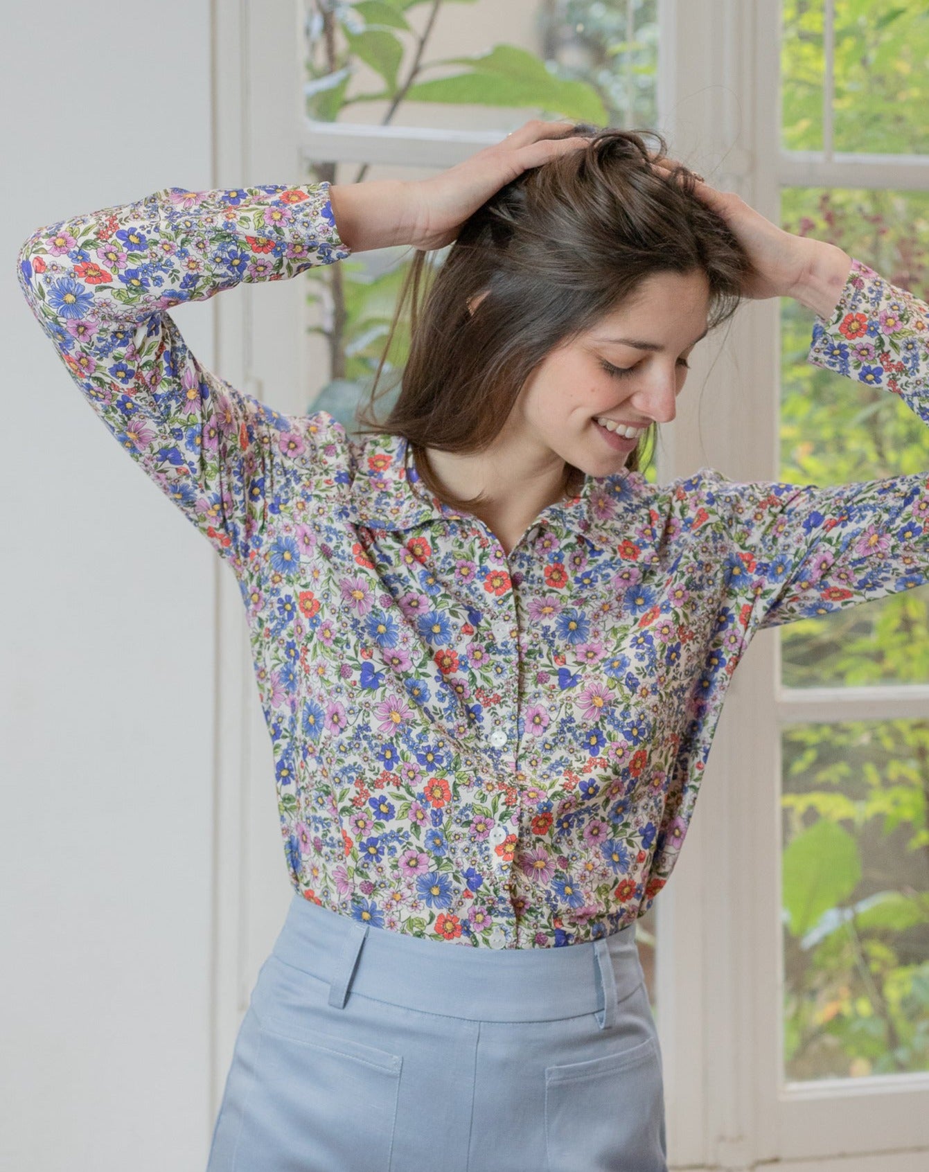 Chemise Jo à fleur
