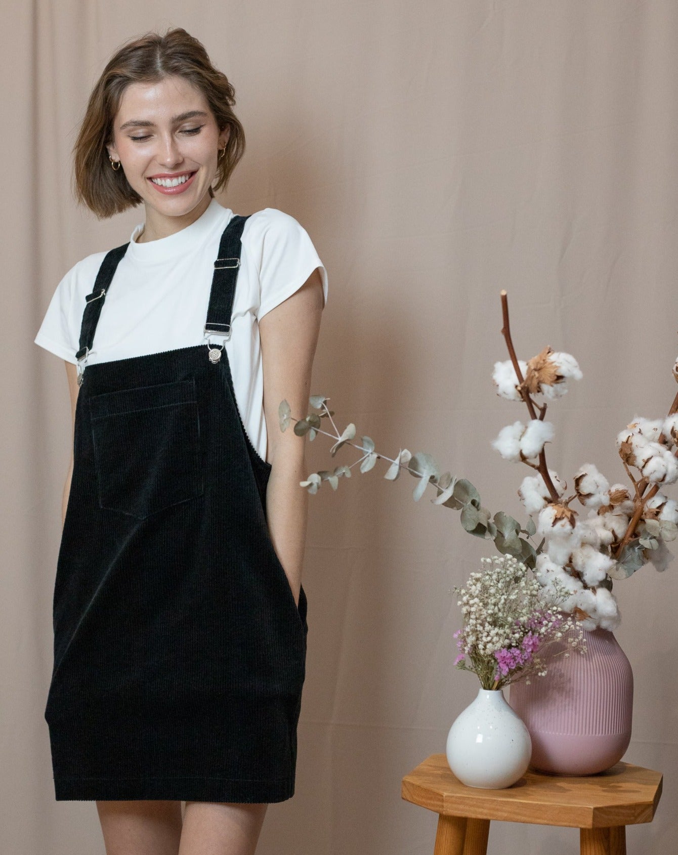 Salopette Madeleine noire