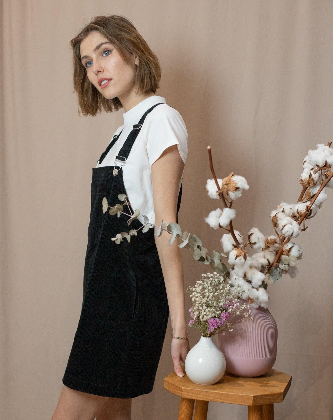 Salopette Madeleine noire