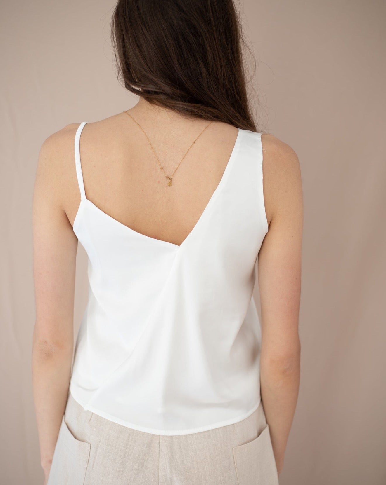 Top Alba blanc