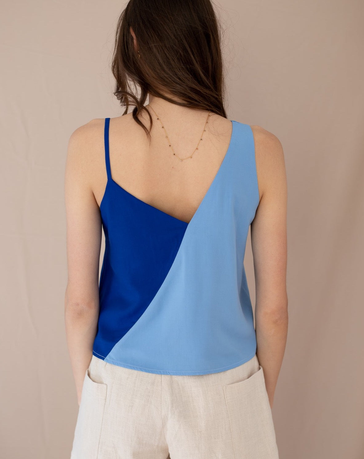 Top Alba bleu