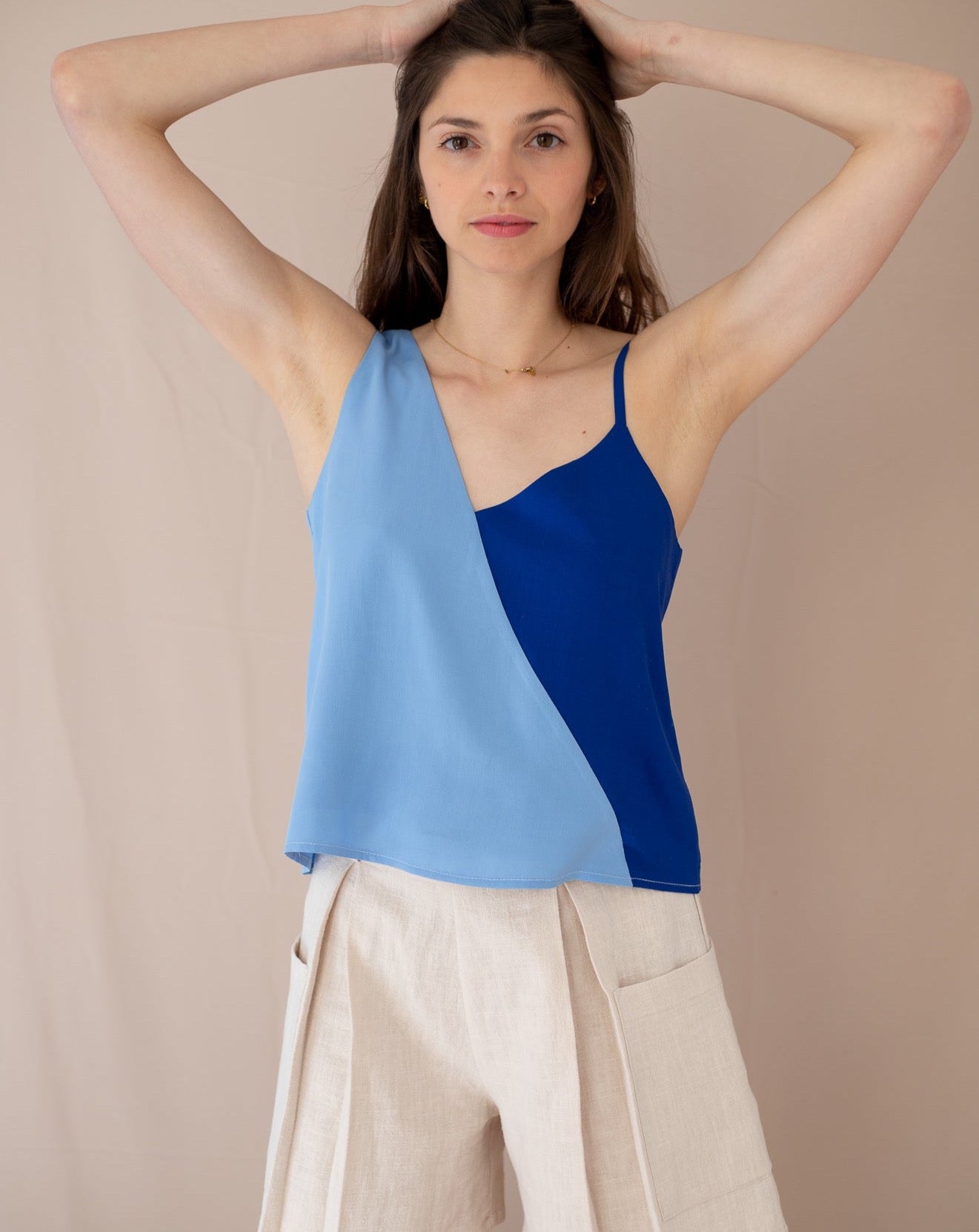 Top Alba bleu