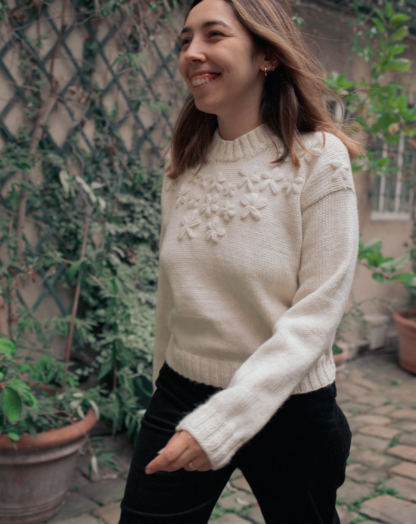 Pull n°5 soft flowers