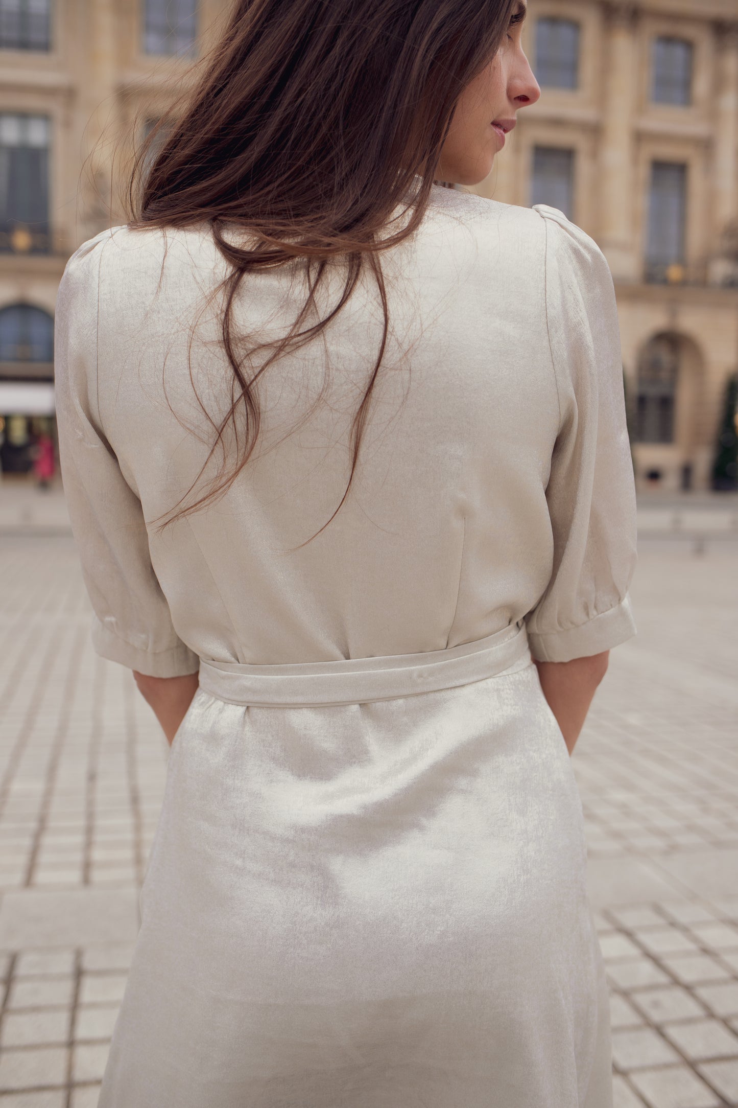 Robe Hera argenté