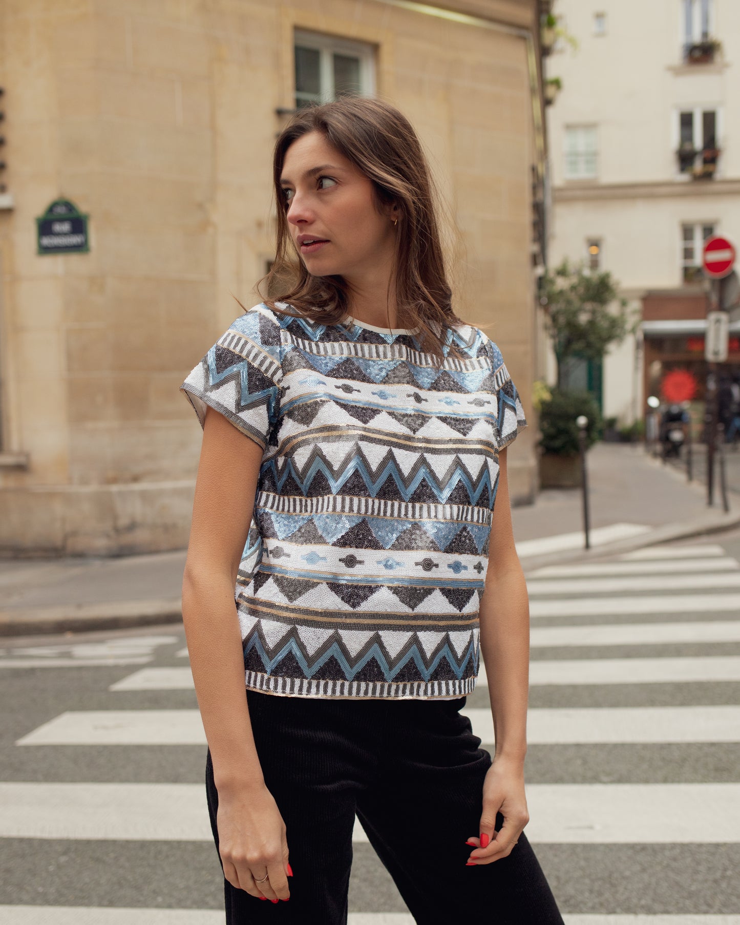 Blouse Reine sequins