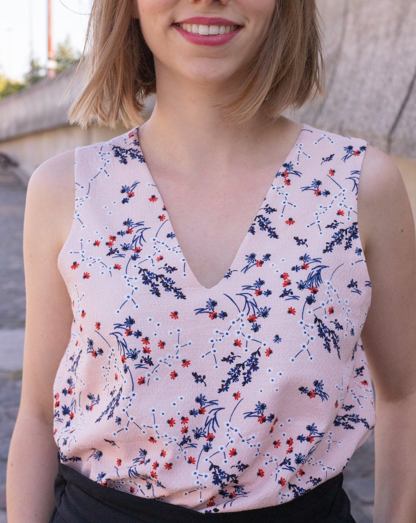 Top à fleur atelier orion