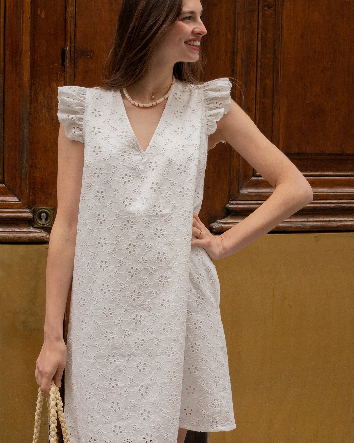 Robe Carène broderie anglaise