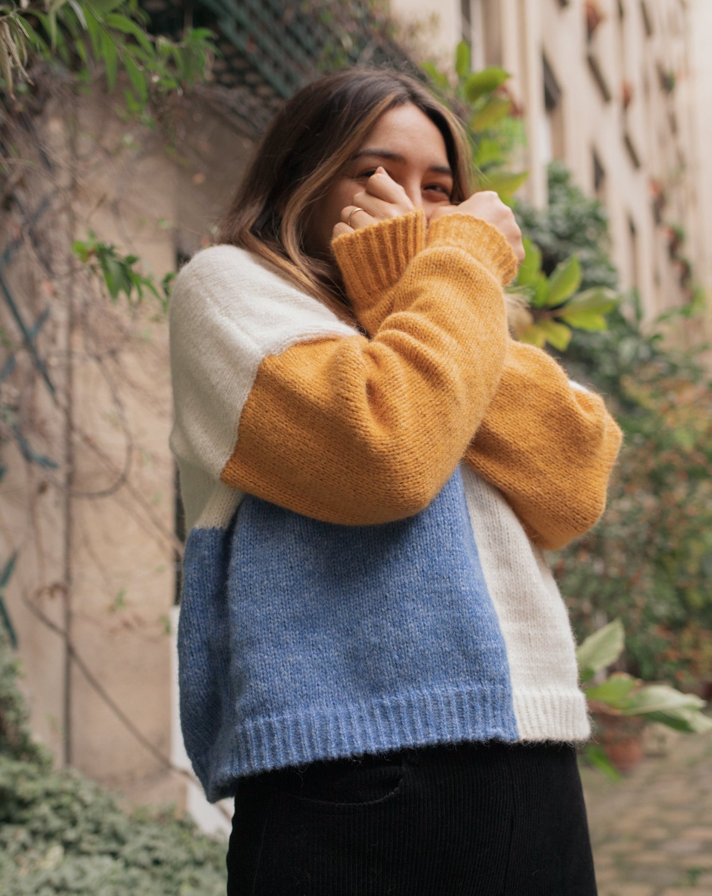 Pull n° 6 patchwork