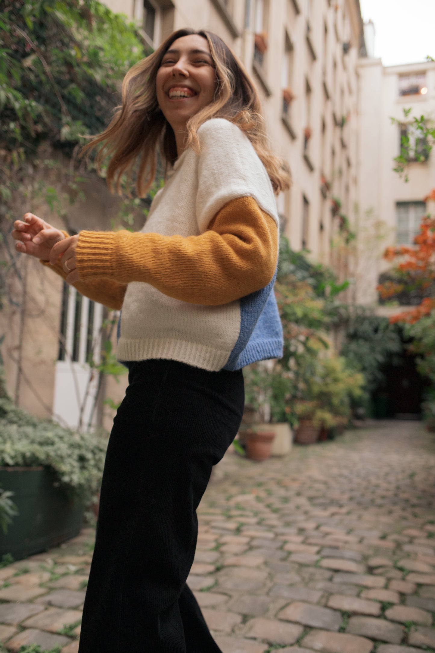 Pull n° 6 patchwork